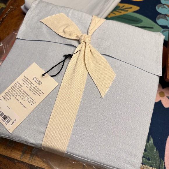 BR HOME 100% Linen Sheet Set - Picture 8 of 8